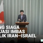 evakuasi warga Jepang Timur Tengah