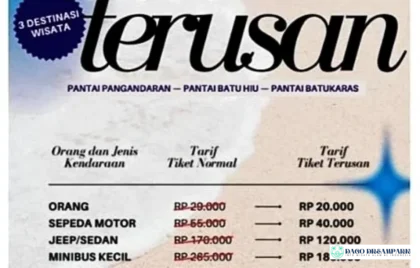 harga tiket masuk wisata