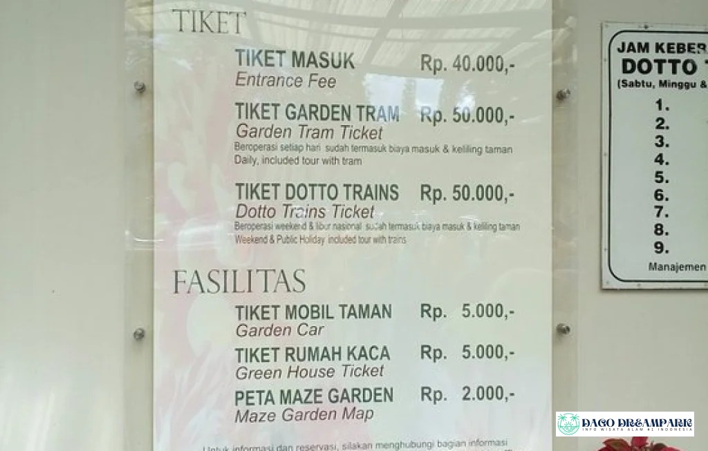 Taman Bunga Nusantara Tiket Masuk